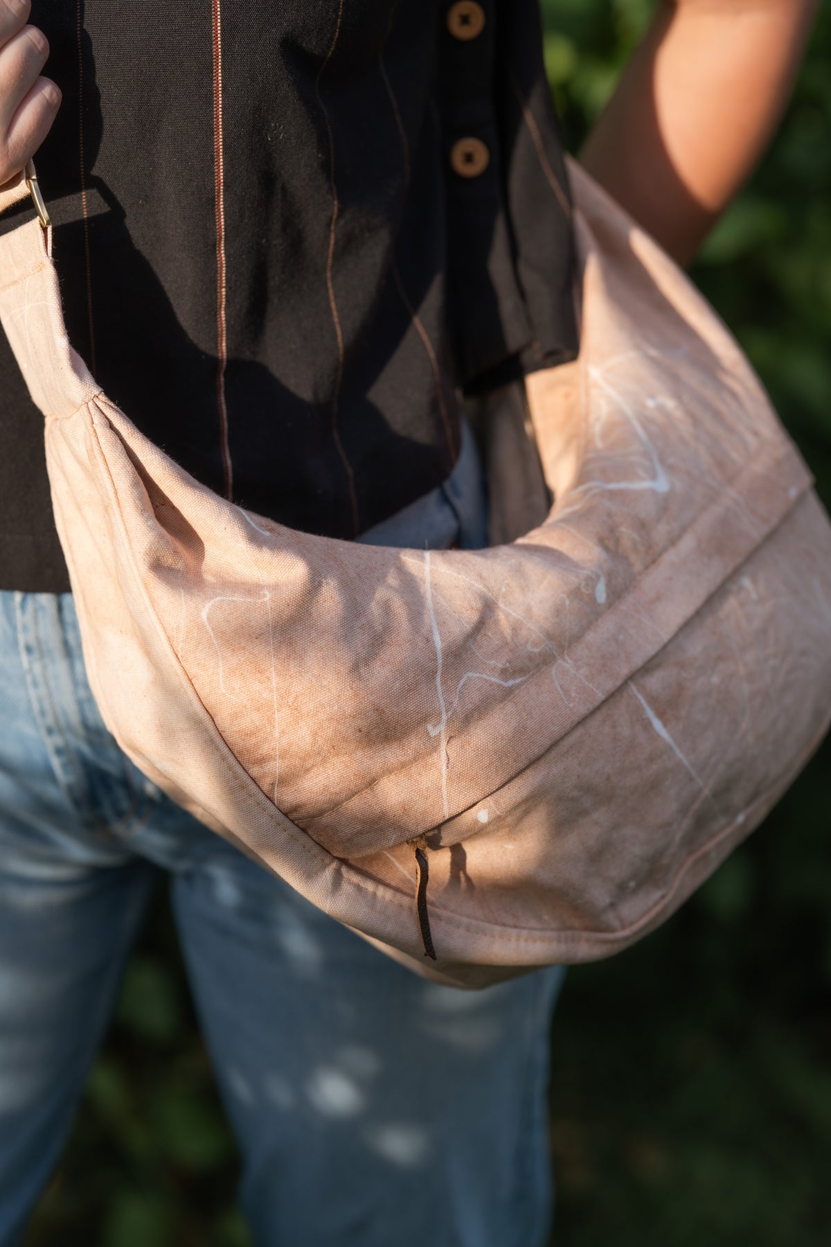 Avocado Dyed Lainey Slouchy Bag