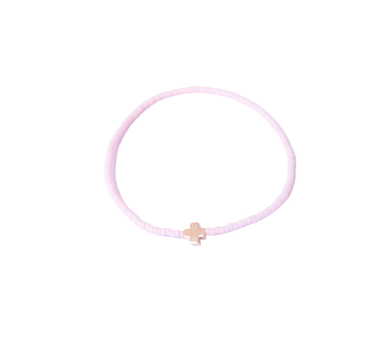 Breaded Cross Bracelet