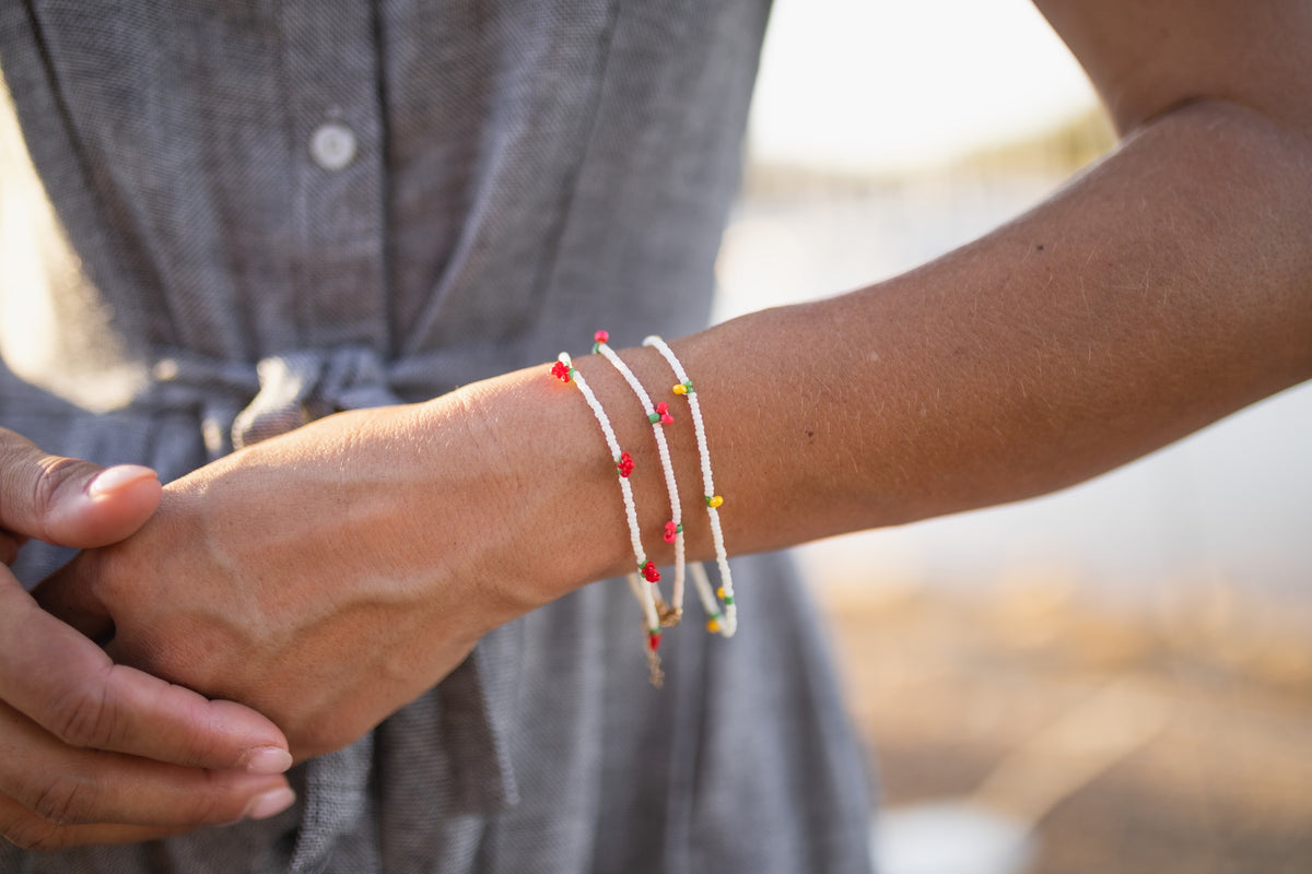 Beaded Fruit Bracelet