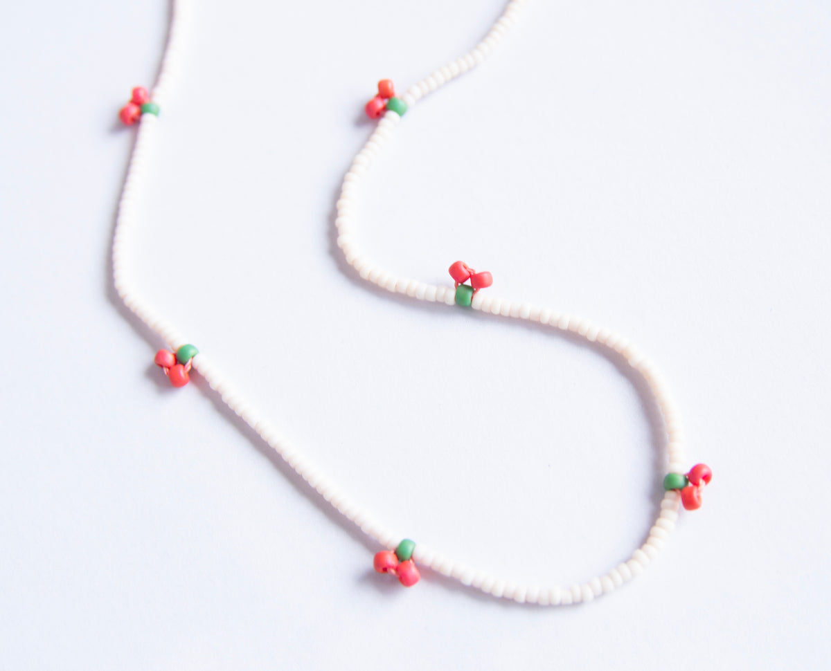Beaded Fruit Choker