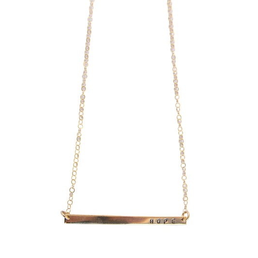 Hope Bar Necklace