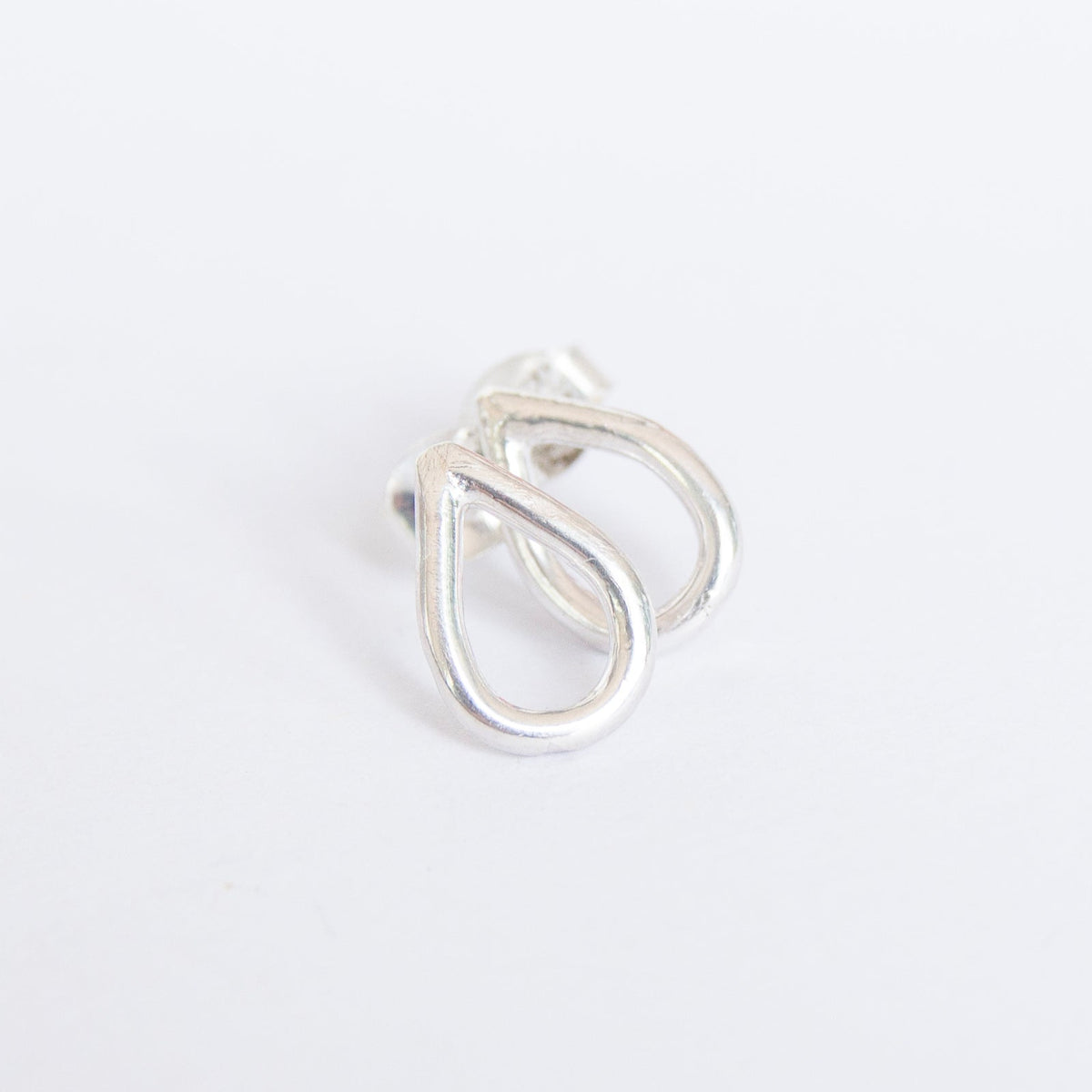 Sterling Silver Tear Drop Studs